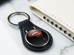 Motorcycle Keychain Sturdy Minimal Modern R